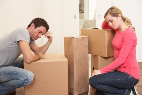 Local moving experts in Fulham at work